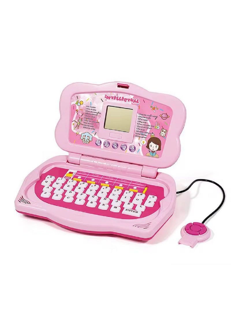 كونكسينج لعاب تعليمية على جهاز كمبيوتر محمول، لون وردي - Image 1